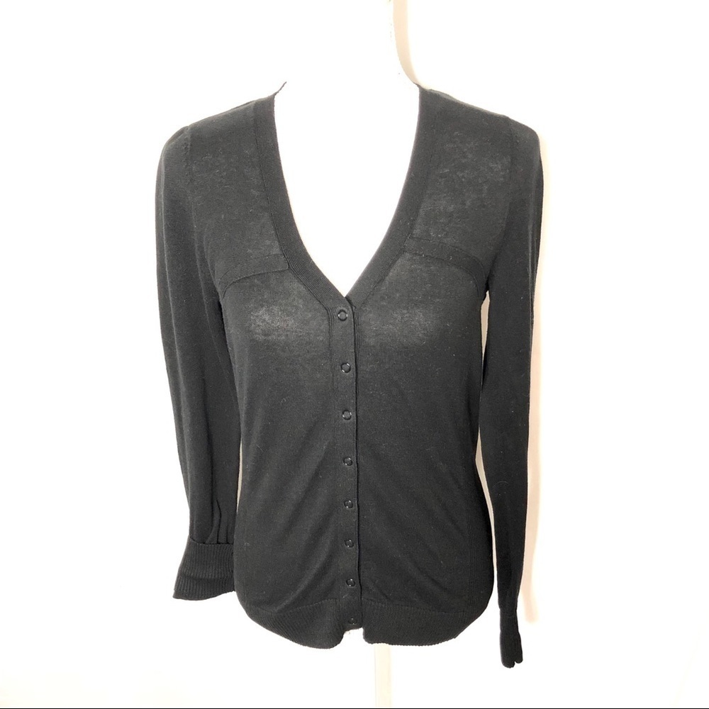 Ruff Hewn Black Cardigan Medium